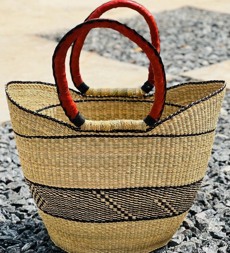 Large U-Shopper Bolga Baskets