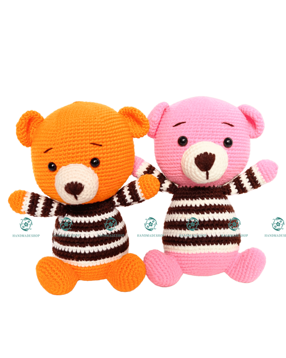 Handmade Woolen Stuffed Animal Adorable Bear